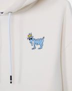 Goat USA Hooded Sweatshirt-Bone Goat Drip