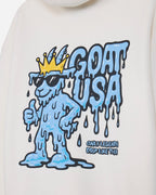 Goat USA Hooded Sweatshirt-Bone Goat Drip