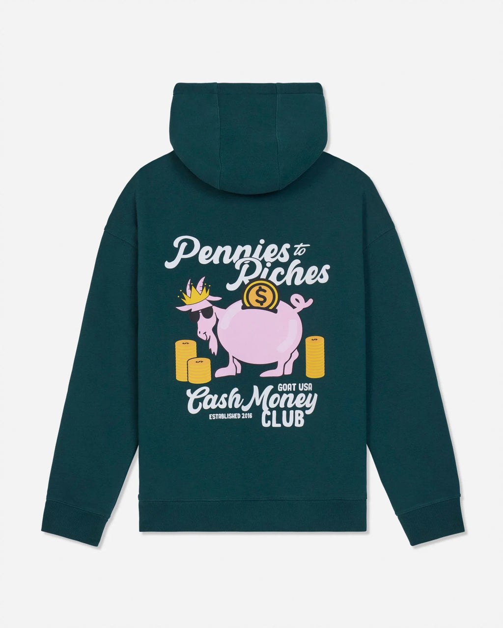 Goat USA Hooded Sweatshirt-Sage Pennies To Riches