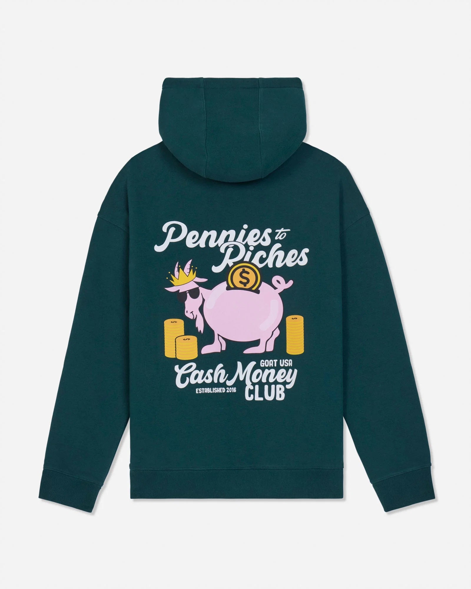 Goat USA Hooded Sweatshirt-Sage Pennies To Riches