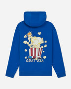 Goat USA Hooded Sweatshirt-Royal Popcorn