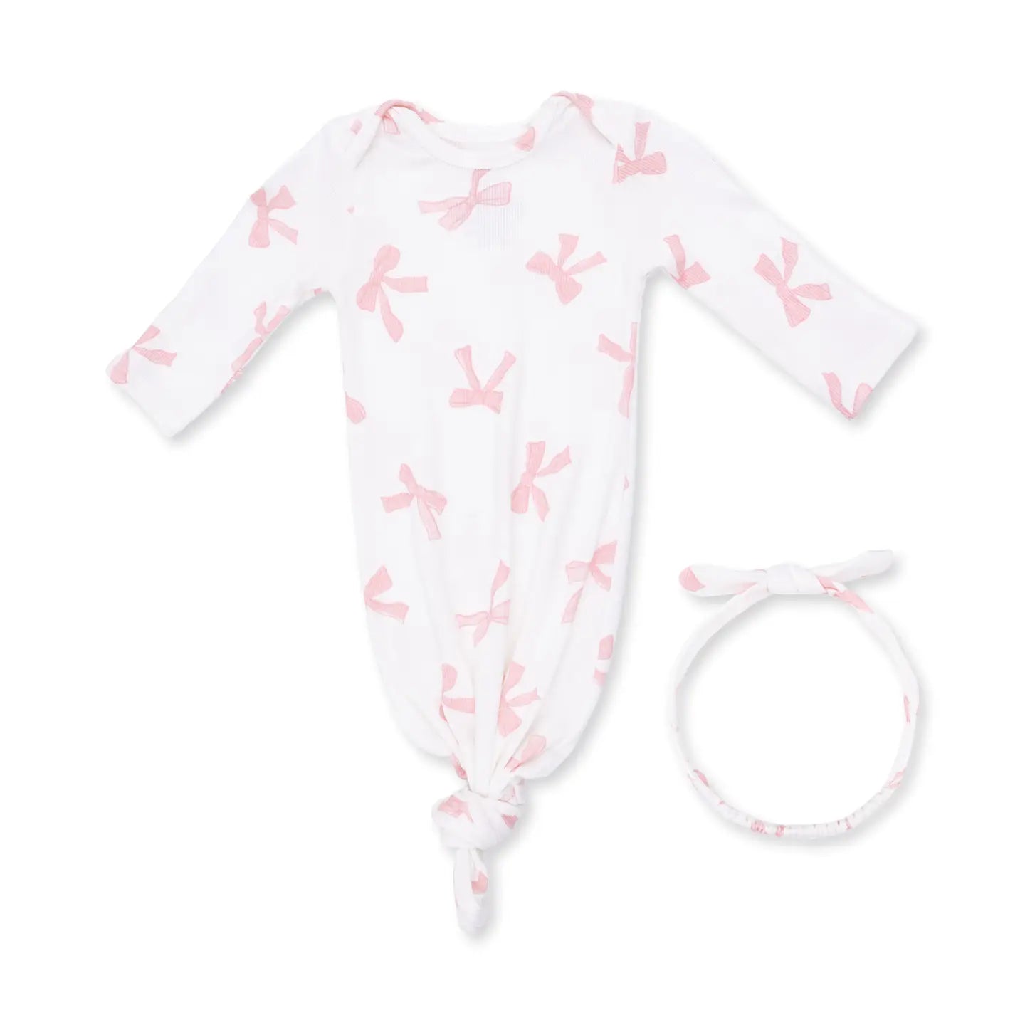 Angel Dear Knotted Gown/Headband Pretty Bows