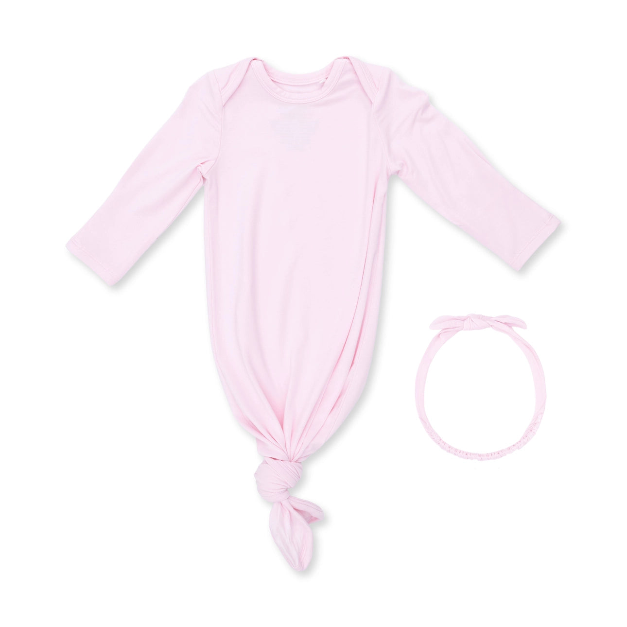 Angel Dear Knotted Gown/Headband Pink-a-boo