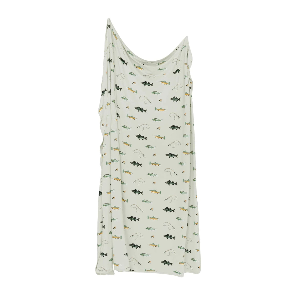 Kyte Baby Swaddle Blanket-Fishing