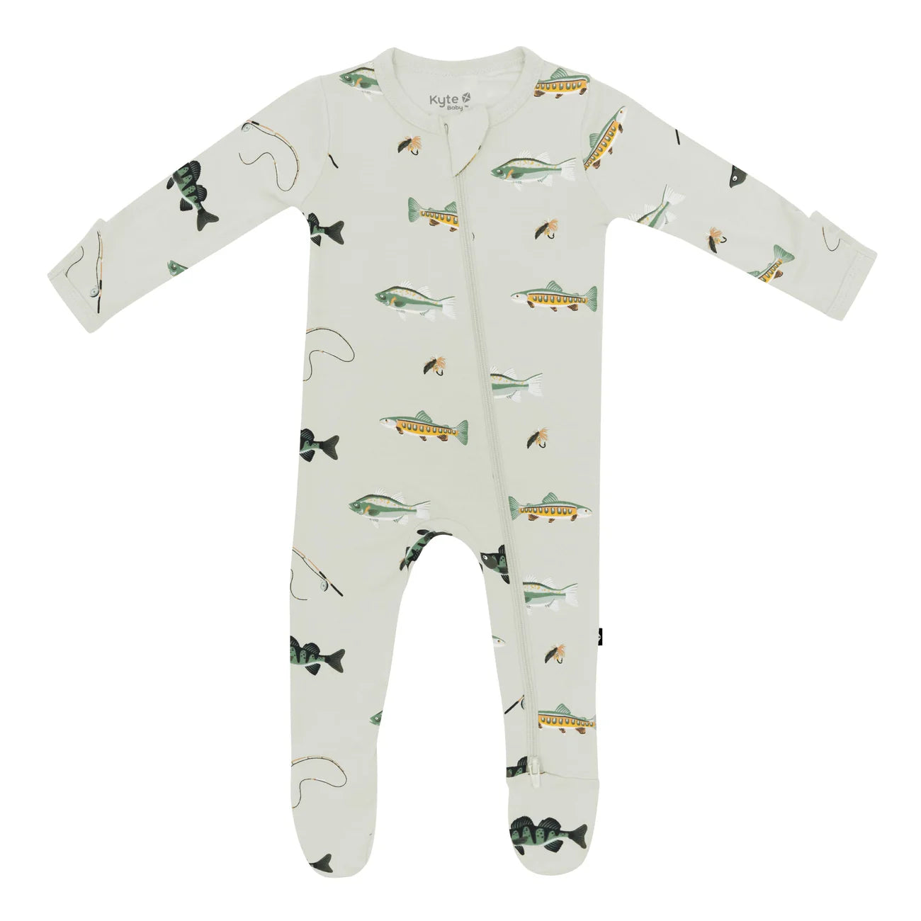 Kyte Baby Zippered Footie Fishing