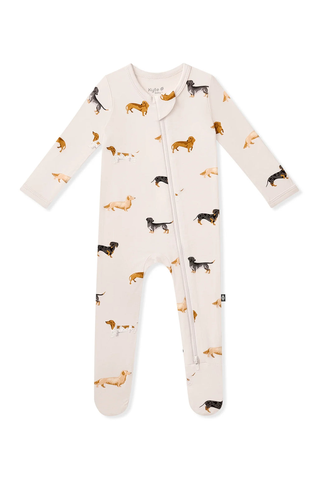 Kyte Baby Zippered Footie Dachshund