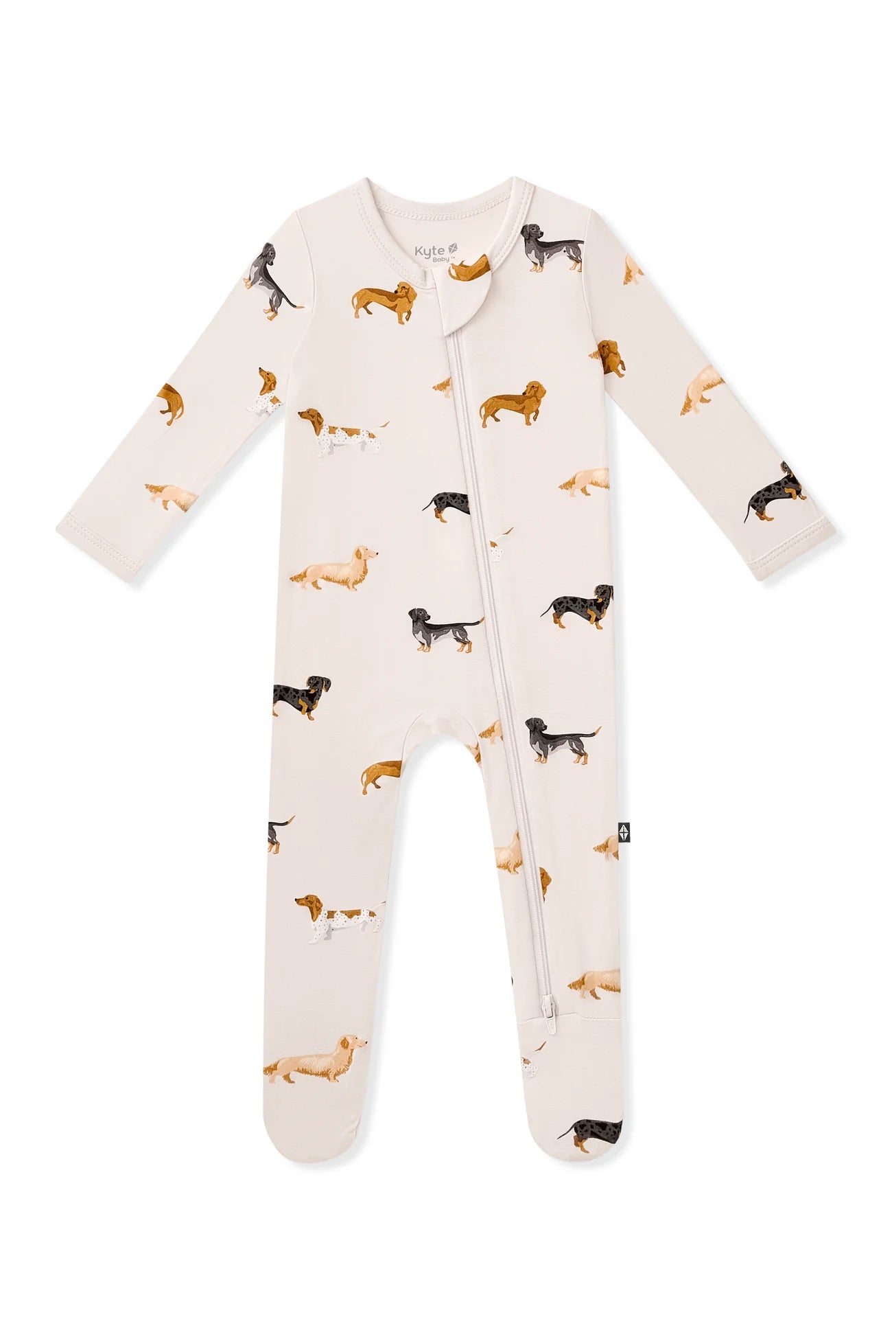 Kyte Baby Zippered Footie Dachshund