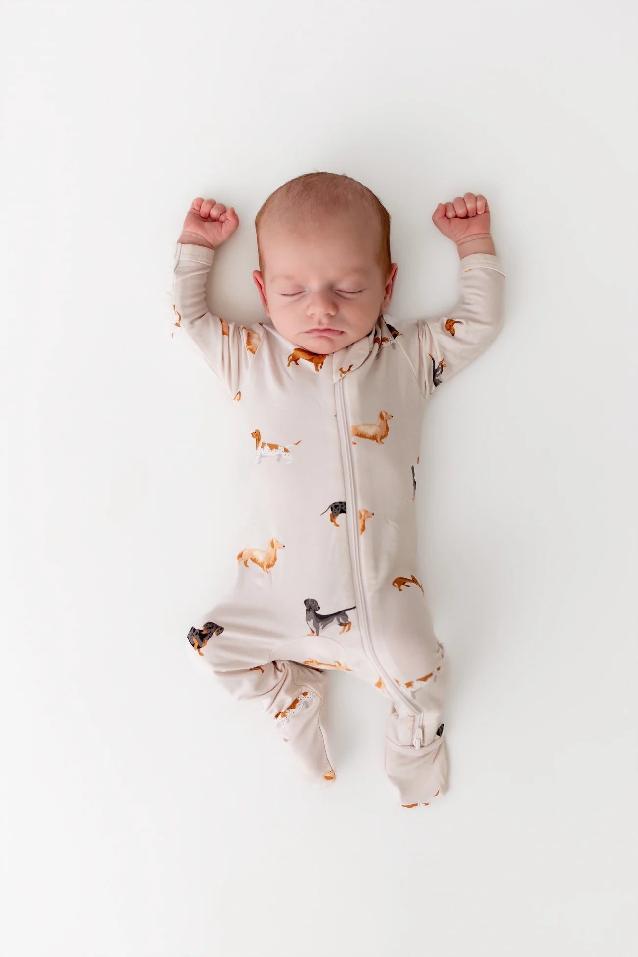 Kyte Baby Zippered Footie Dachshund