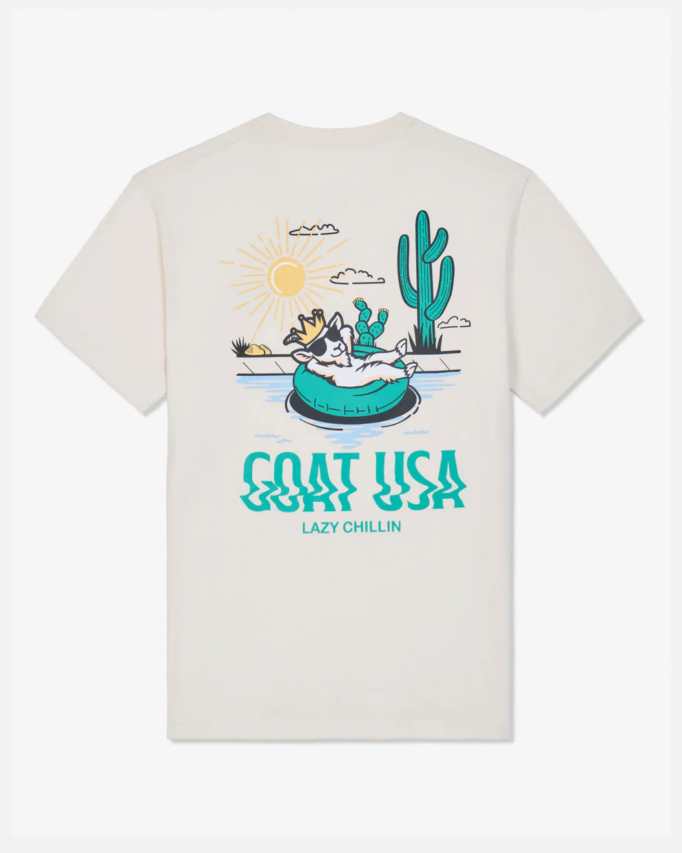 GOAT Lazy Chillin' Tube Tee