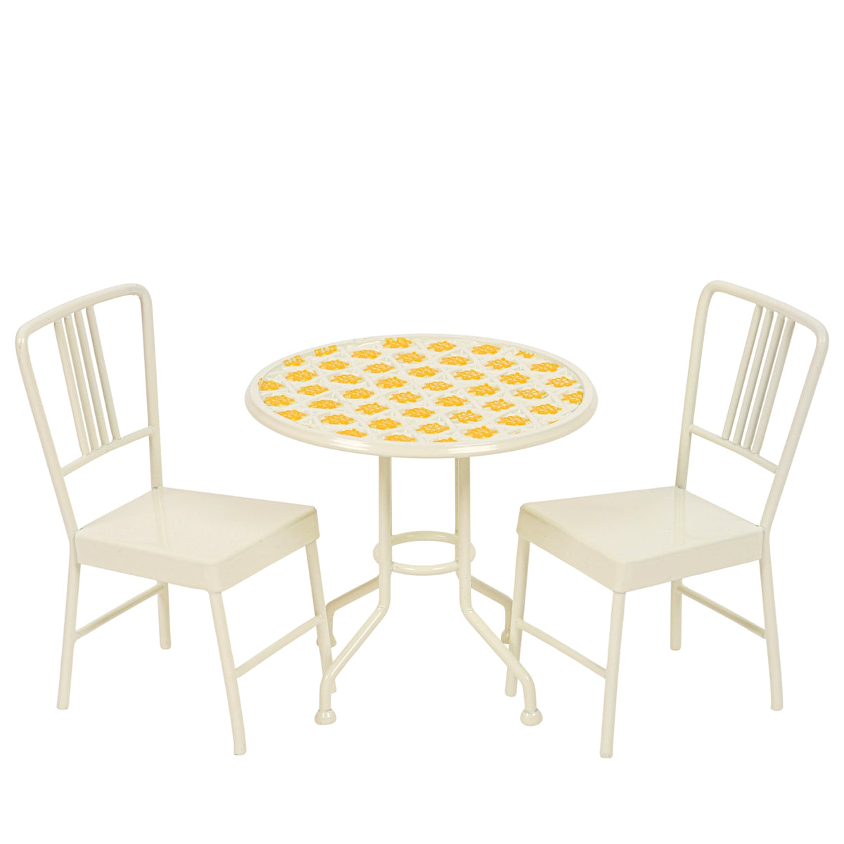 Levlovs Table & Chairs-Sunny Yellow/Floral