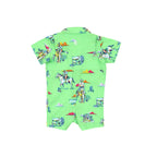 Blue Quail Cattle Drive Pearl Snap Romper