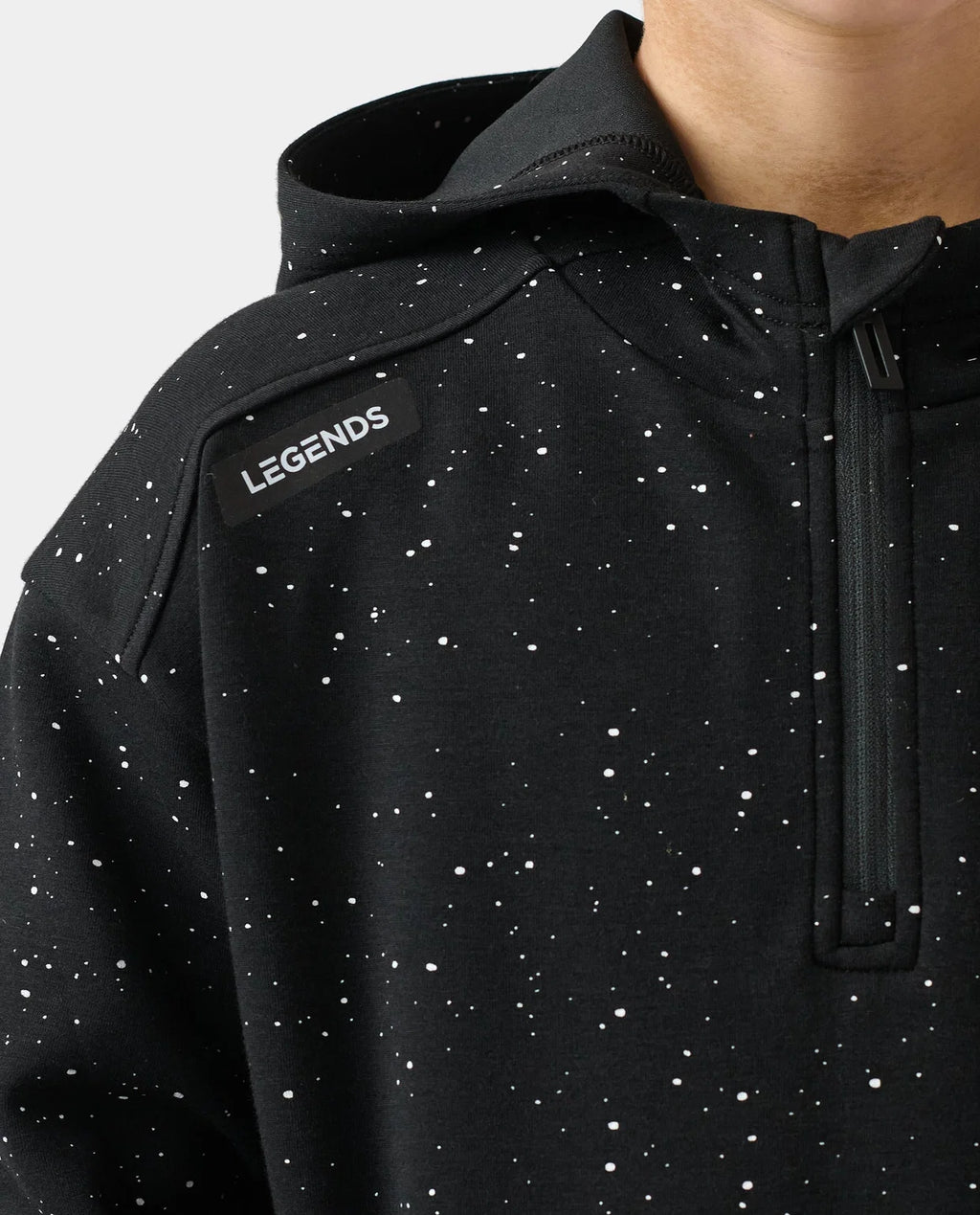 Legends Youth Hoodie QTR Zip  Infinity Splatter