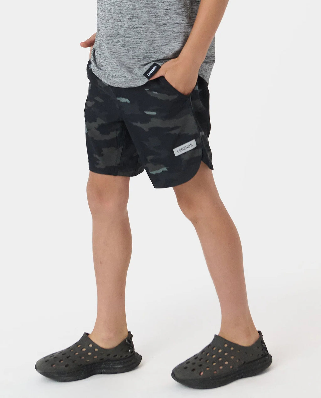 Legends Youth Luka Short Black Camo