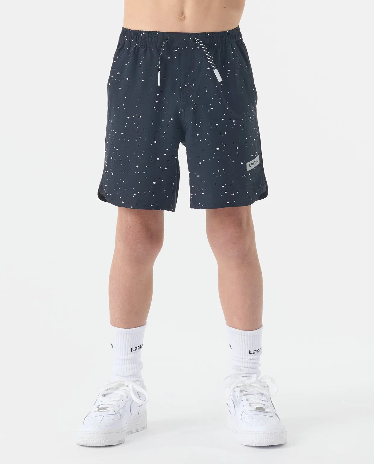 Legends Youth Luka Short Black Splatter