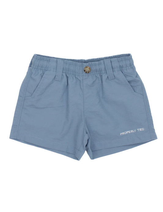 Properly Tied Boys Mallard Shorts Stone Blue