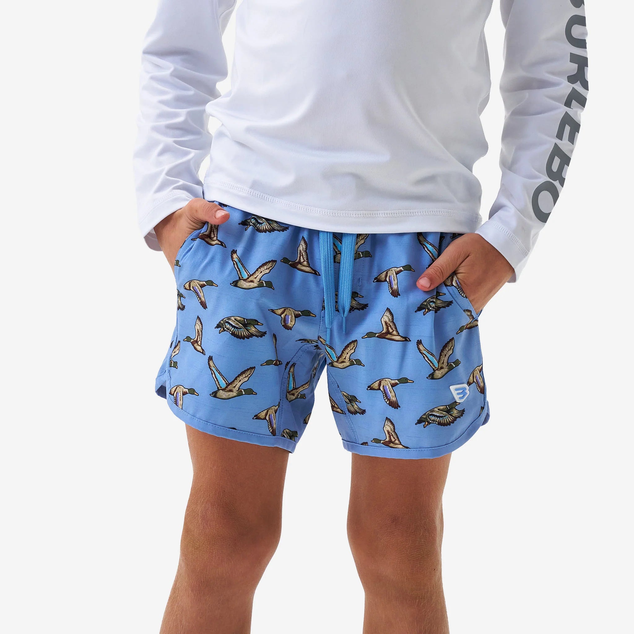 Burlebo Swim Trunks - Mallards Blue