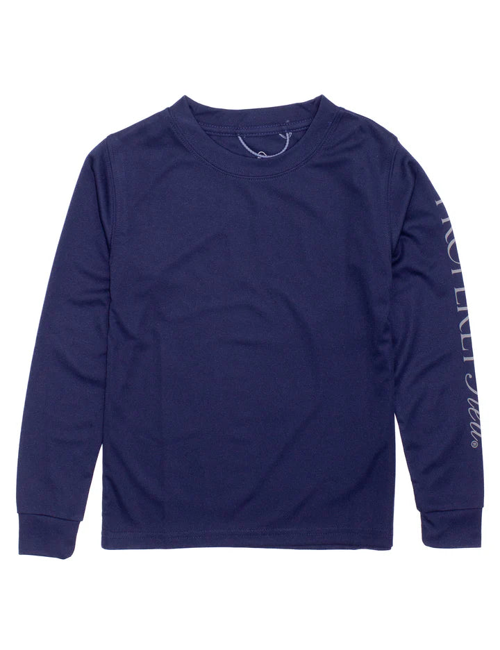 Properly Tied Tidal Rashguard- Navy