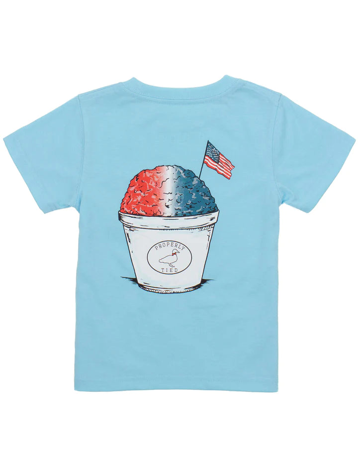 Boys American Chillin Short Sleeve Tee