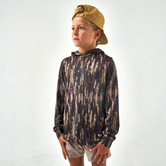 Burlebo Youth Hoodie - Midland Camo
