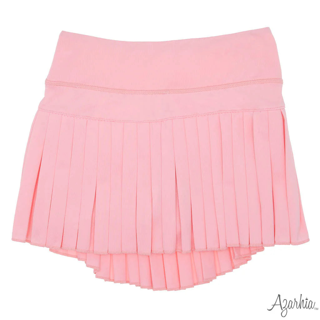 Azarhia Mini Pleated Skort- Solid Pink