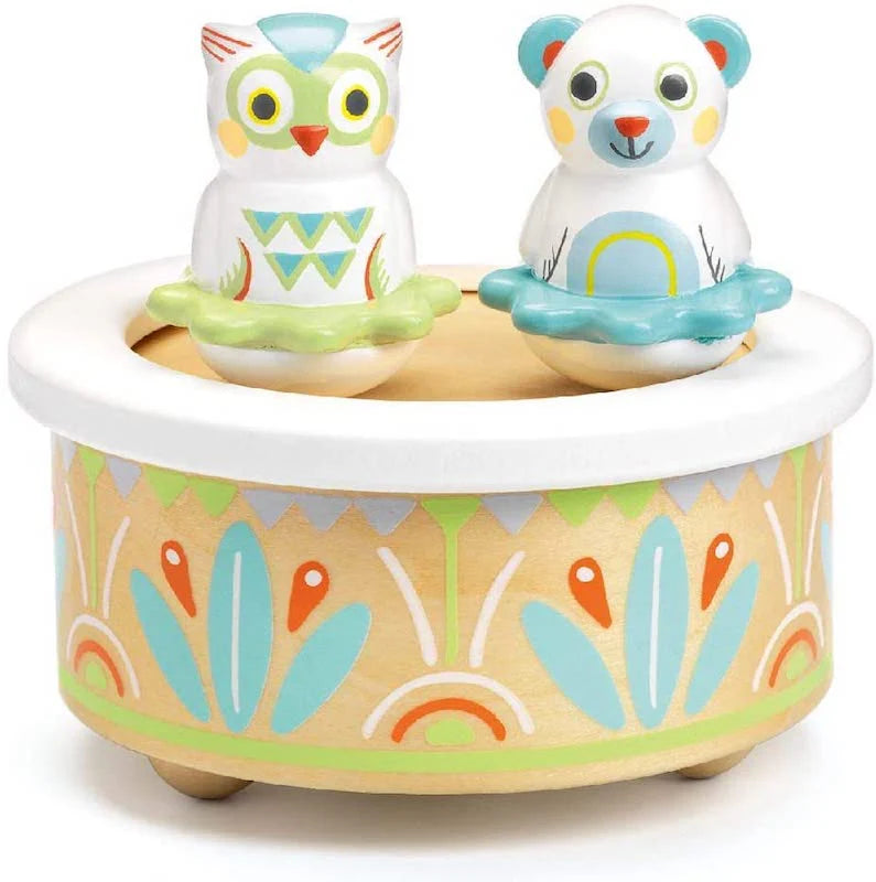 Djeco Baby Music - Wooden Magnetic Music Box