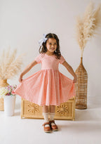 Classic Twirl Dress-Painted Petal