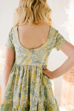 Classic Ruffle Twirl Dress-Sunliy Sage