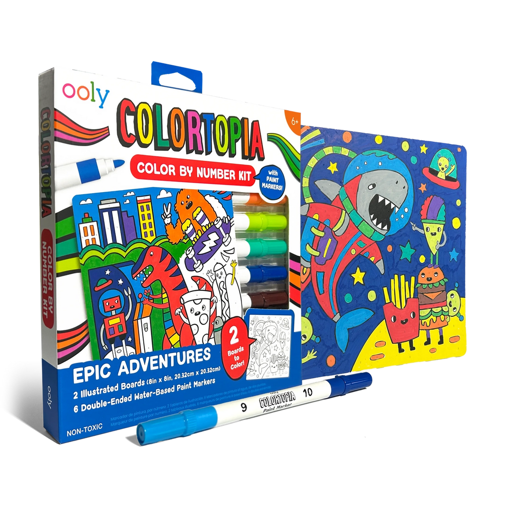 Ooly Colortopia Paint by Number-Epic Adventures