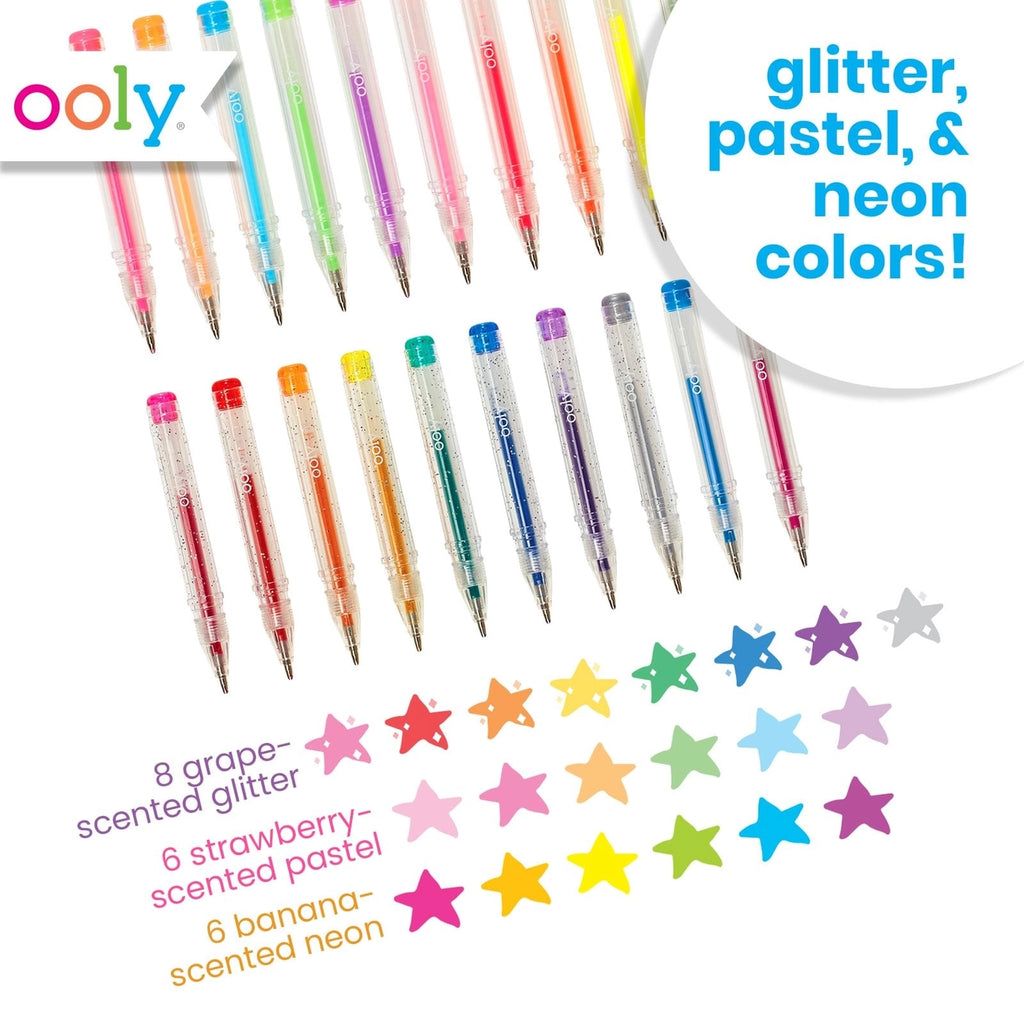 Ooly Mini Doodlers Fruity Scented Gel Pens
