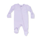 Angel Dear Solid Orchid Petal 2-Way Zipper Footie