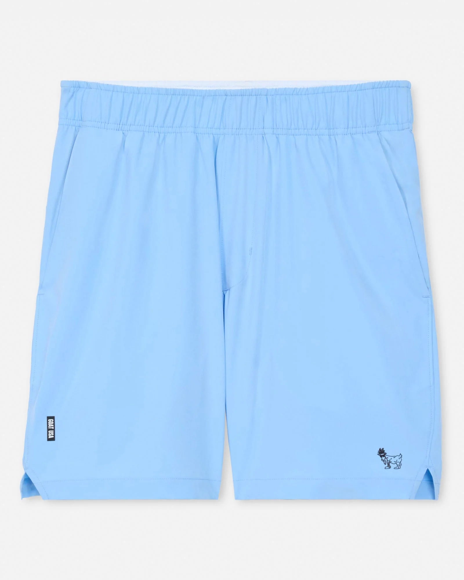 GOAT Boys Outline Athletic Shorts Carolina Blue