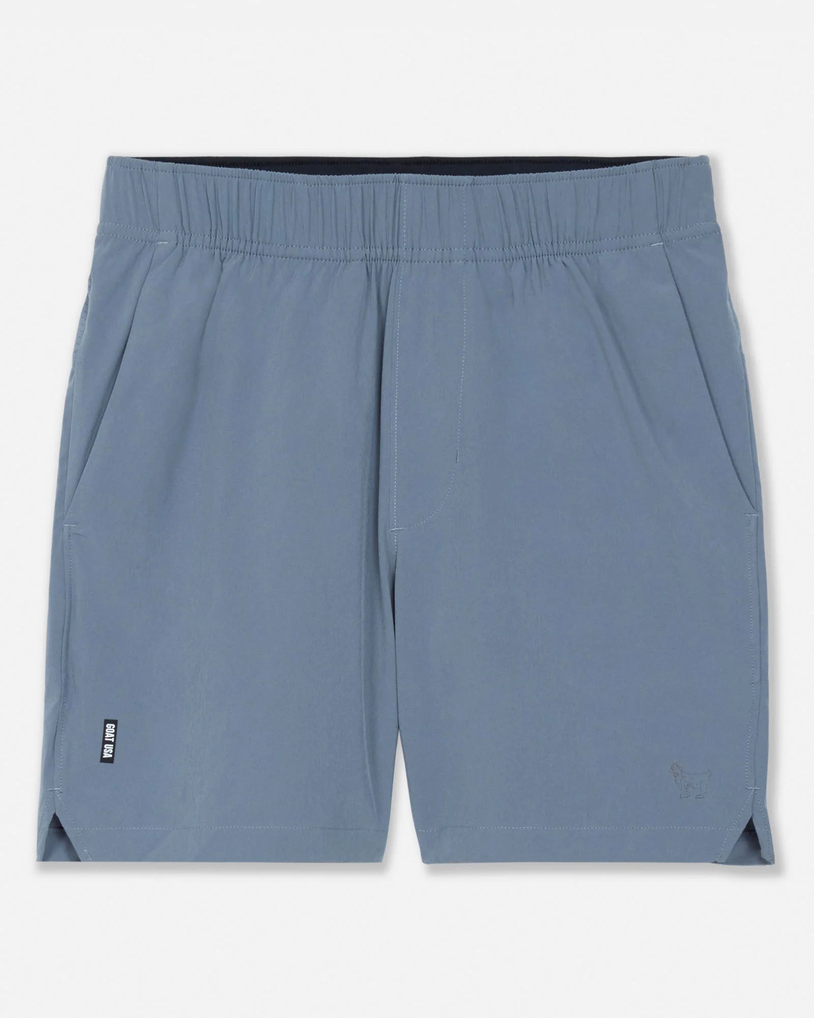 GOAT Boys Outline Athletic Shorts Storm Gray