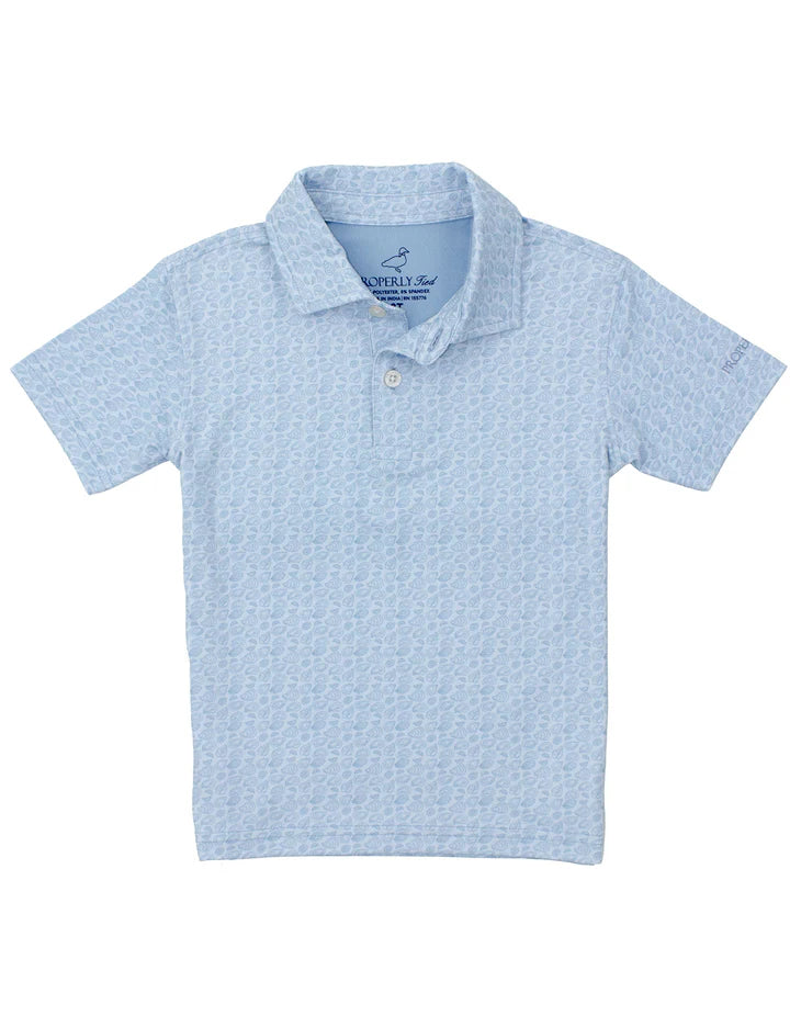 Properly Tied Boys Range Polo - Oysters