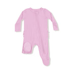 Pirouette Zipper Ruffle Footie