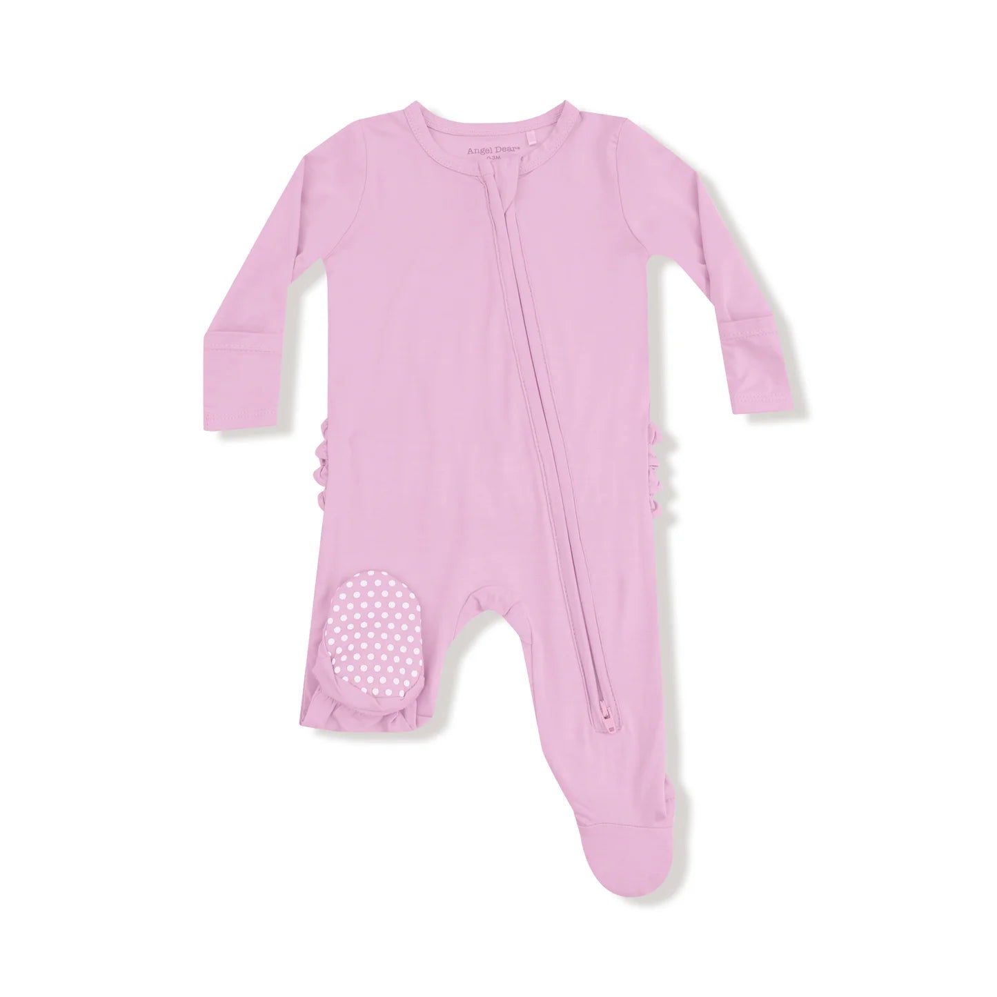 Pirouette Zipper Ruffle Footie