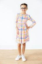 Plaid About You Pocket Twirl Dress