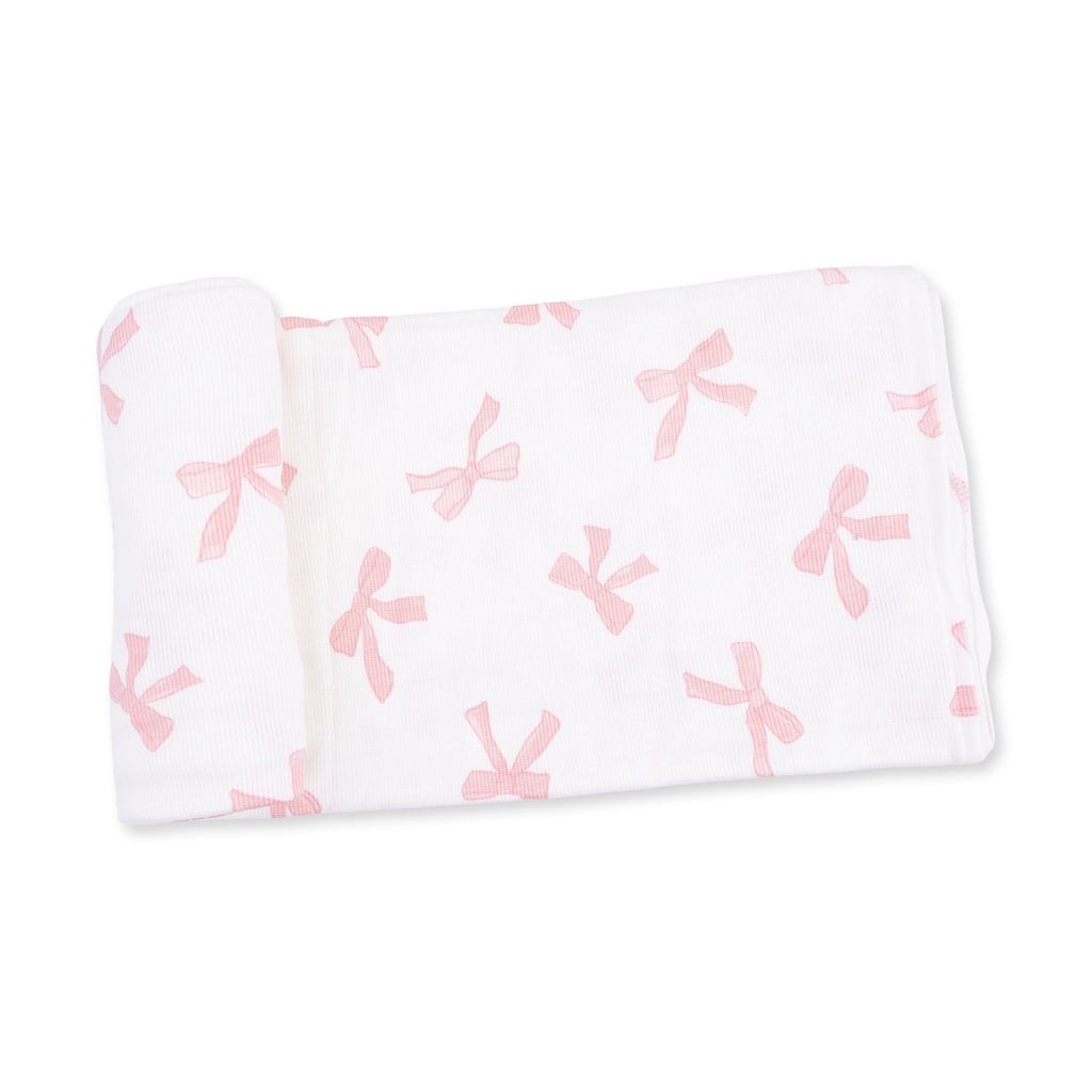 Angel Dear Swaddle Blanket Pretty Bows
