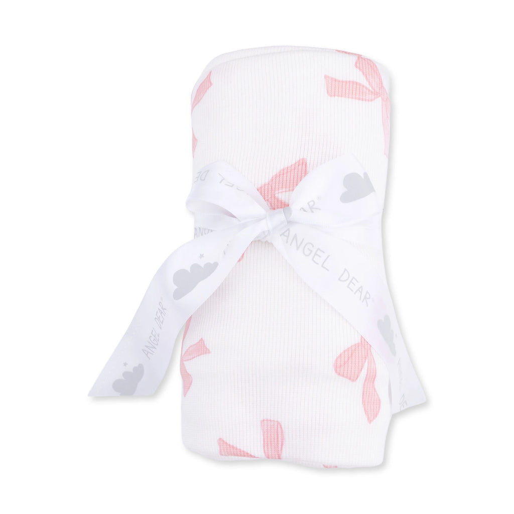 Angel Dear Swaddle Blanket Pretty Bows