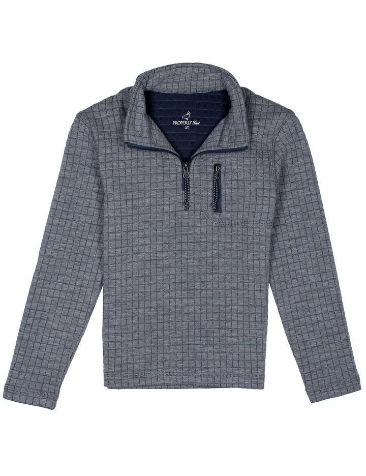 Properly Tied Delta Pullover Dusk Blue