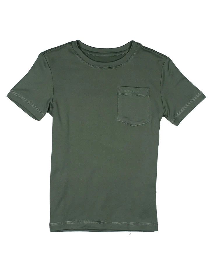 Properly Tied Boys Ravine Pocket Tee SS Fog