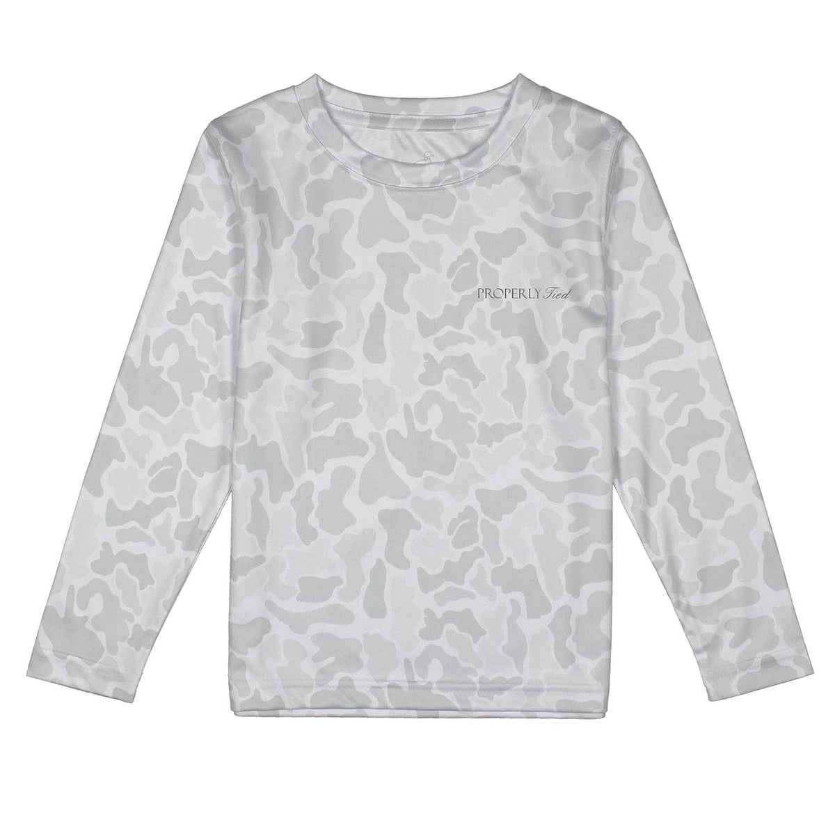 Properly Tied Sportsman Performance LS Snow Camo