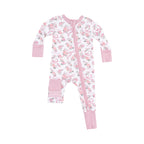 Angel Dear 2 Way Zipper Romper - Ribbons and Flowers