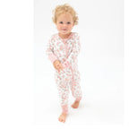 Angel Dear 2 Way Zipper Romper - Ribbons and Flowers