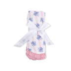 Angel Dear Stripe Dot Roses Ruffle Blanket