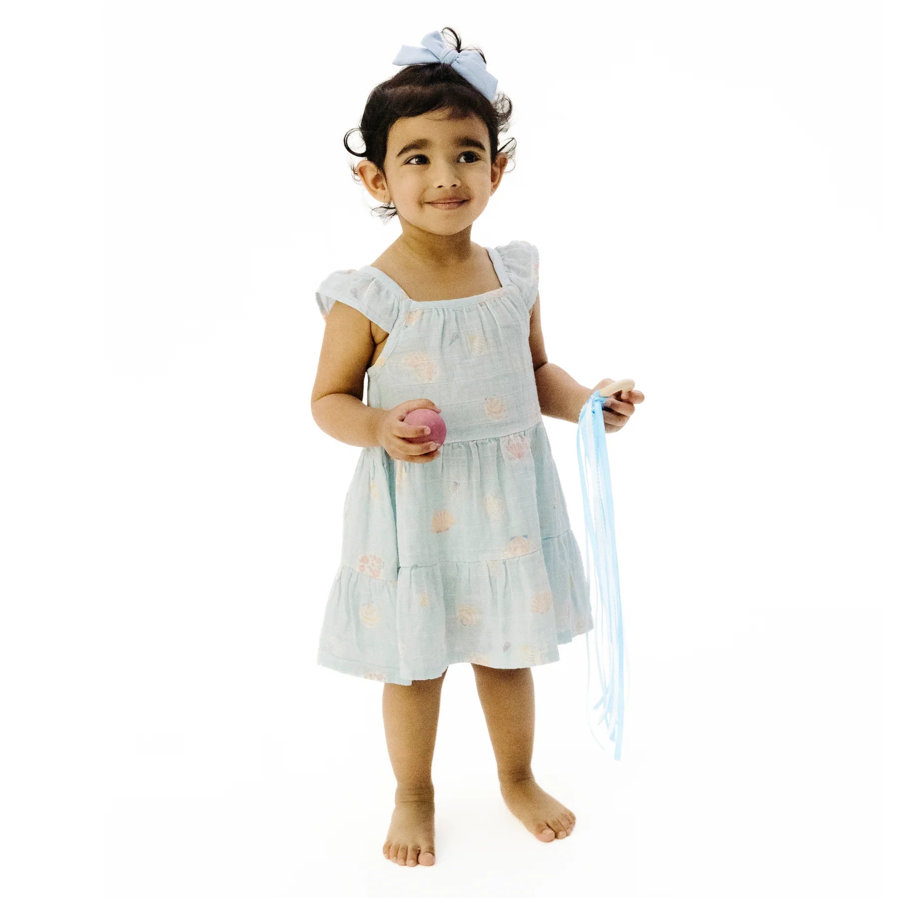 Angel Dear Twirly Sun Dress - Pretty Seashells