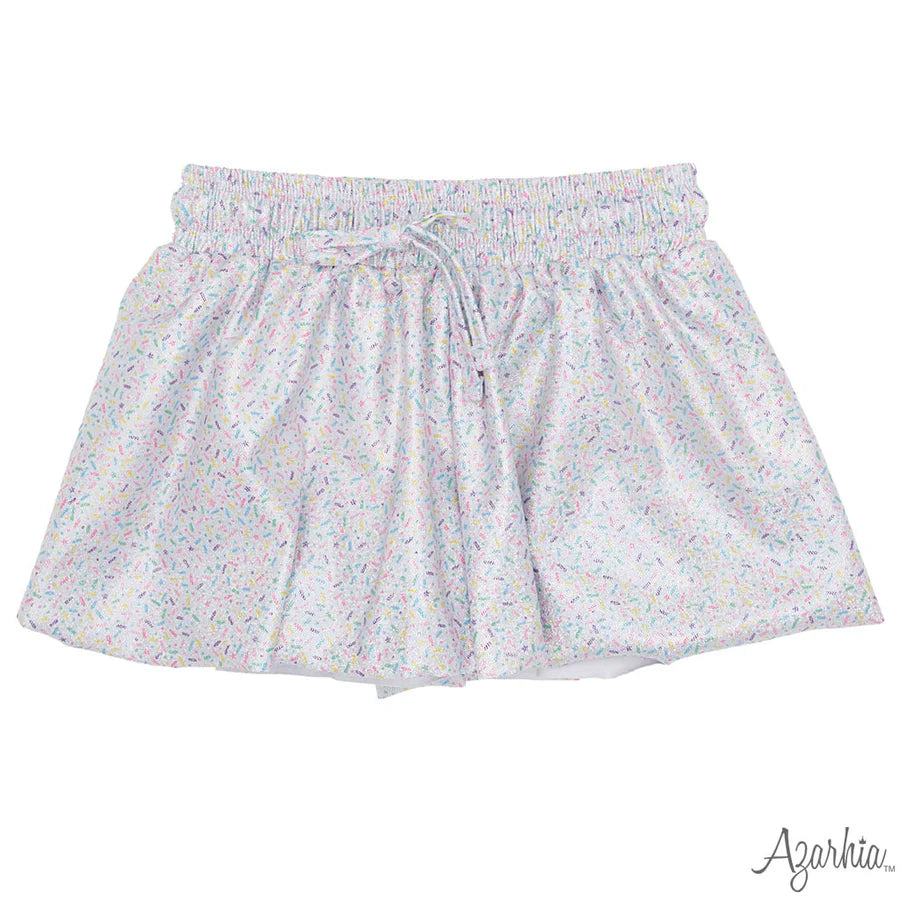 Azarhia Zebra Butterfly Shorts Shimmer Sprinkles