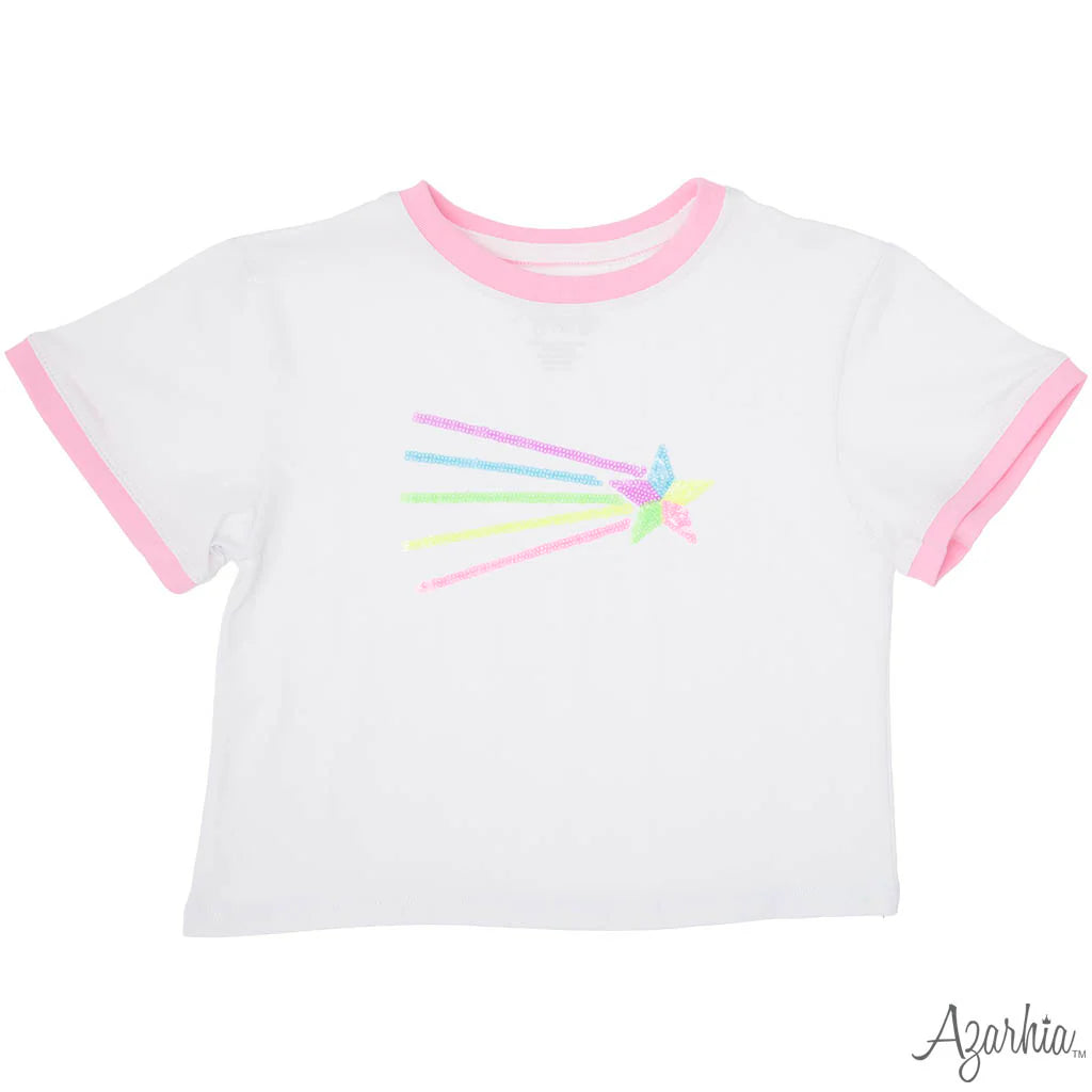 Azarhia Sequin Shooting Star Tee