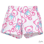 Azarhia Spray Paint Bears Charlotte Short French Terry