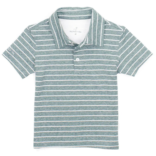 Properly Tied Boys Starboard Polo - Pine