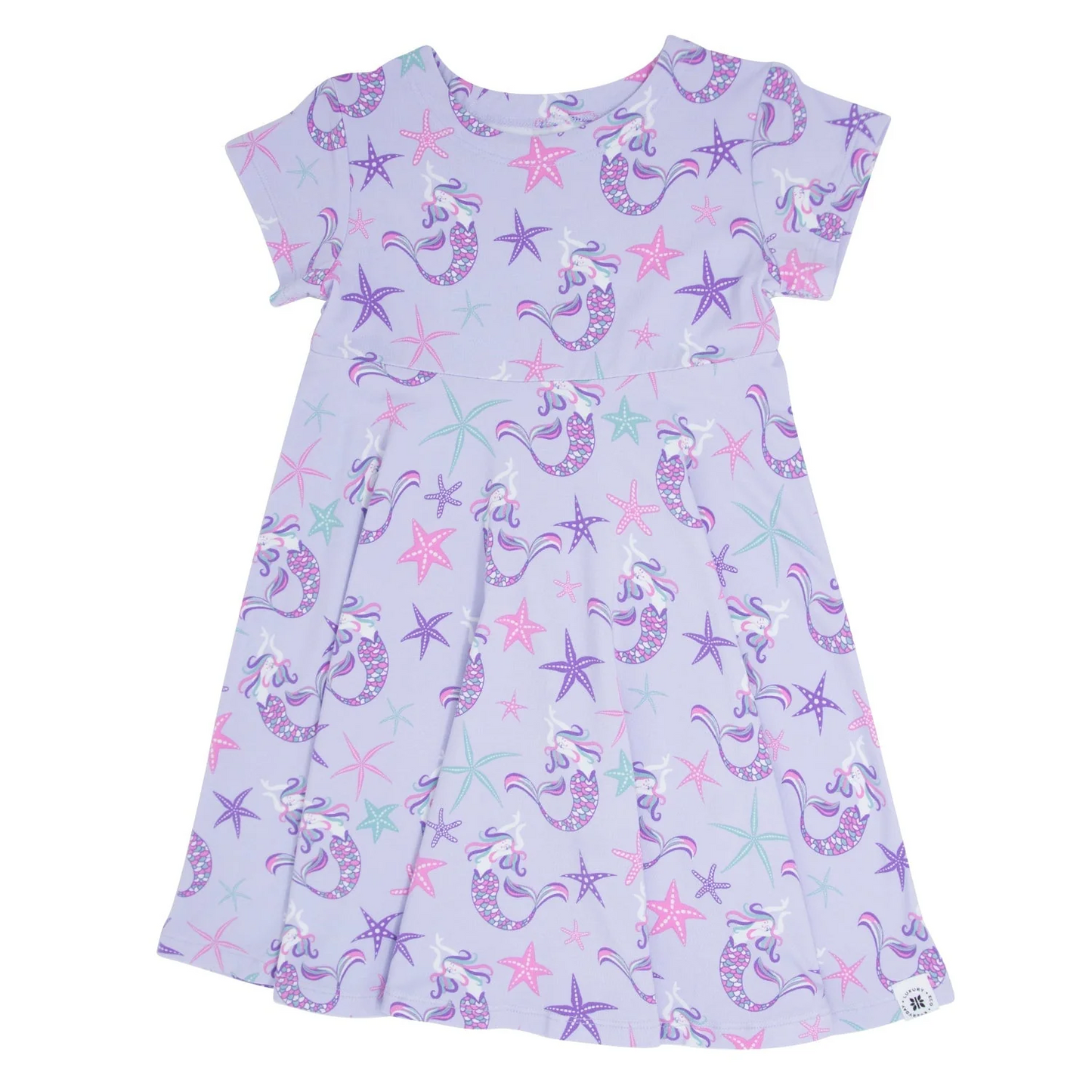 Swirly Girl Short Sleeve Dress